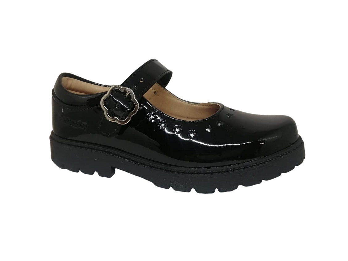 HUSH PUPPIES KIDS HP01501 Color: CHAROL NEGRO ESCOLAR