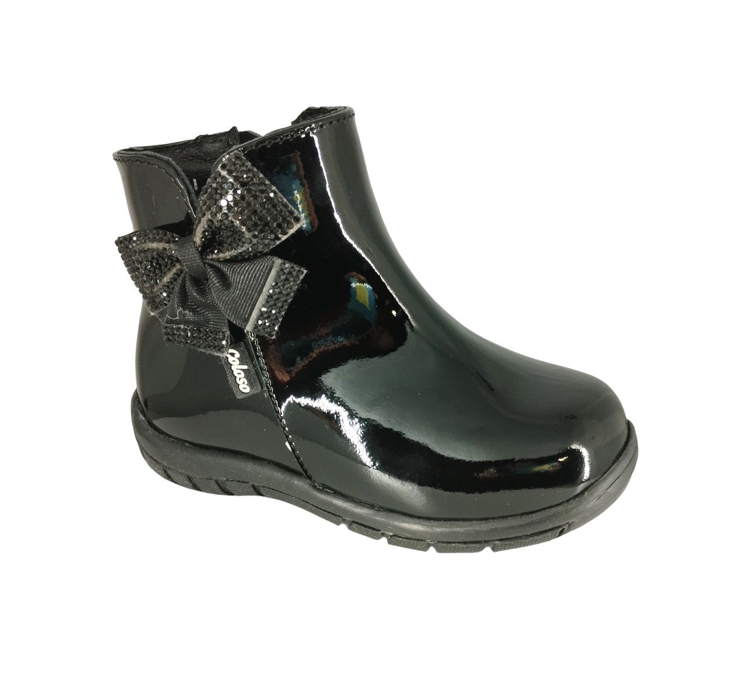 COLOSO 9719-6 Color: NEGRO CHAROL CASUAL