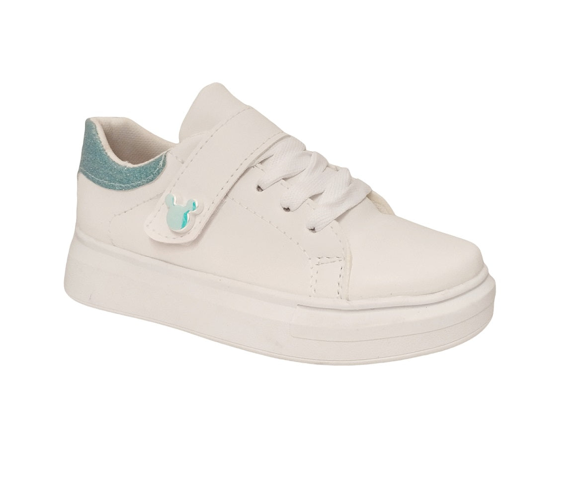 BUGGY KIDS 000706 Color: BLANCO NAIROBI APLIC AZUL CASUAL
