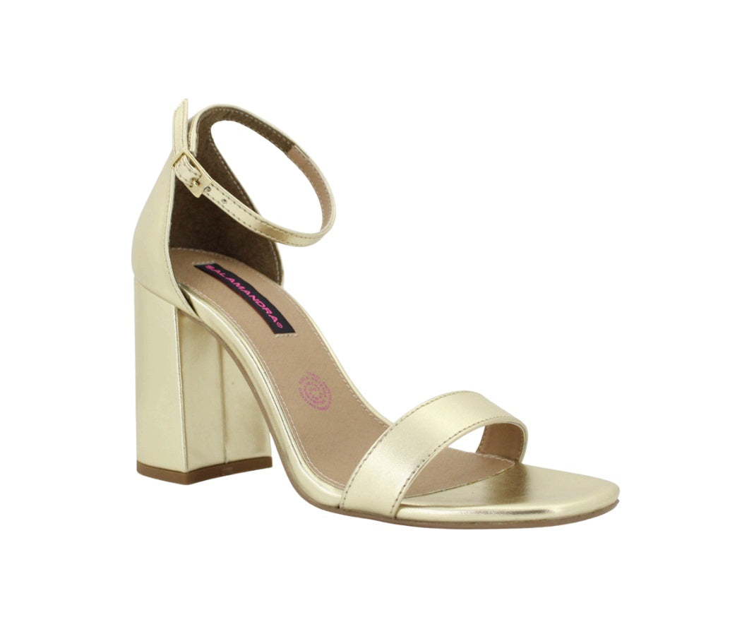SALAMANDRA 360-4287 Color: NAPA METALICA ORO INGLES CASUAL