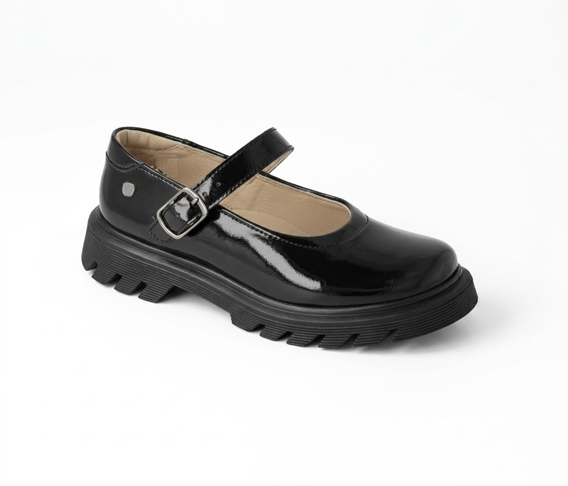 KARSTEN 70201-3-A Color: NEGRO CHAROL ESCOLAR