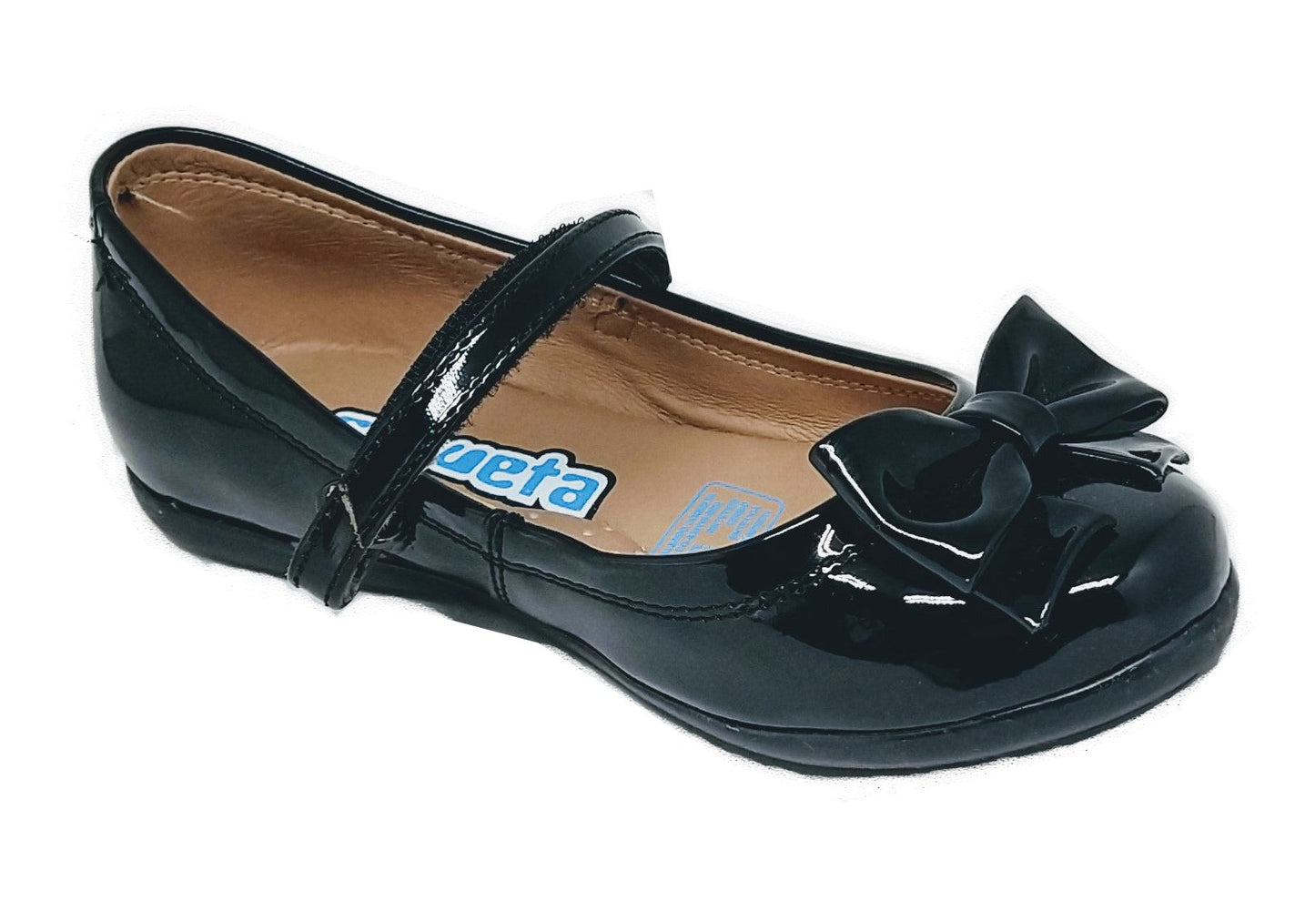 COQUETA 123200-C Color: CHAROL NEGRO ESCOLAR