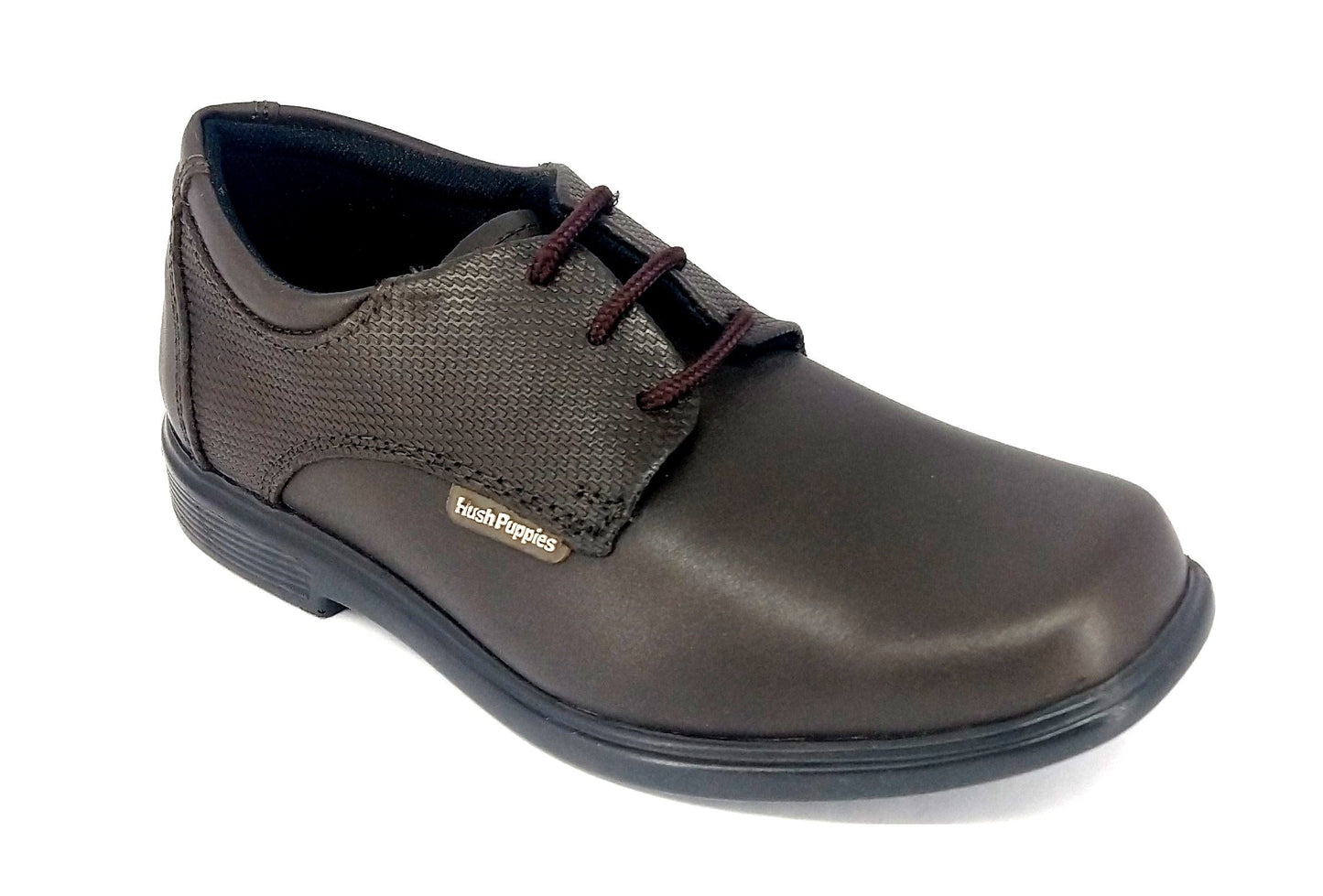 HUSH PUPPIES KIDS 061574 Color: DANUBIO CHOCOLATE ESCOLAR