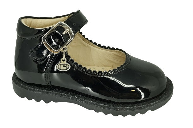 COQUETA 181504-C Color: NEGRO CHAROL ESCOLAR