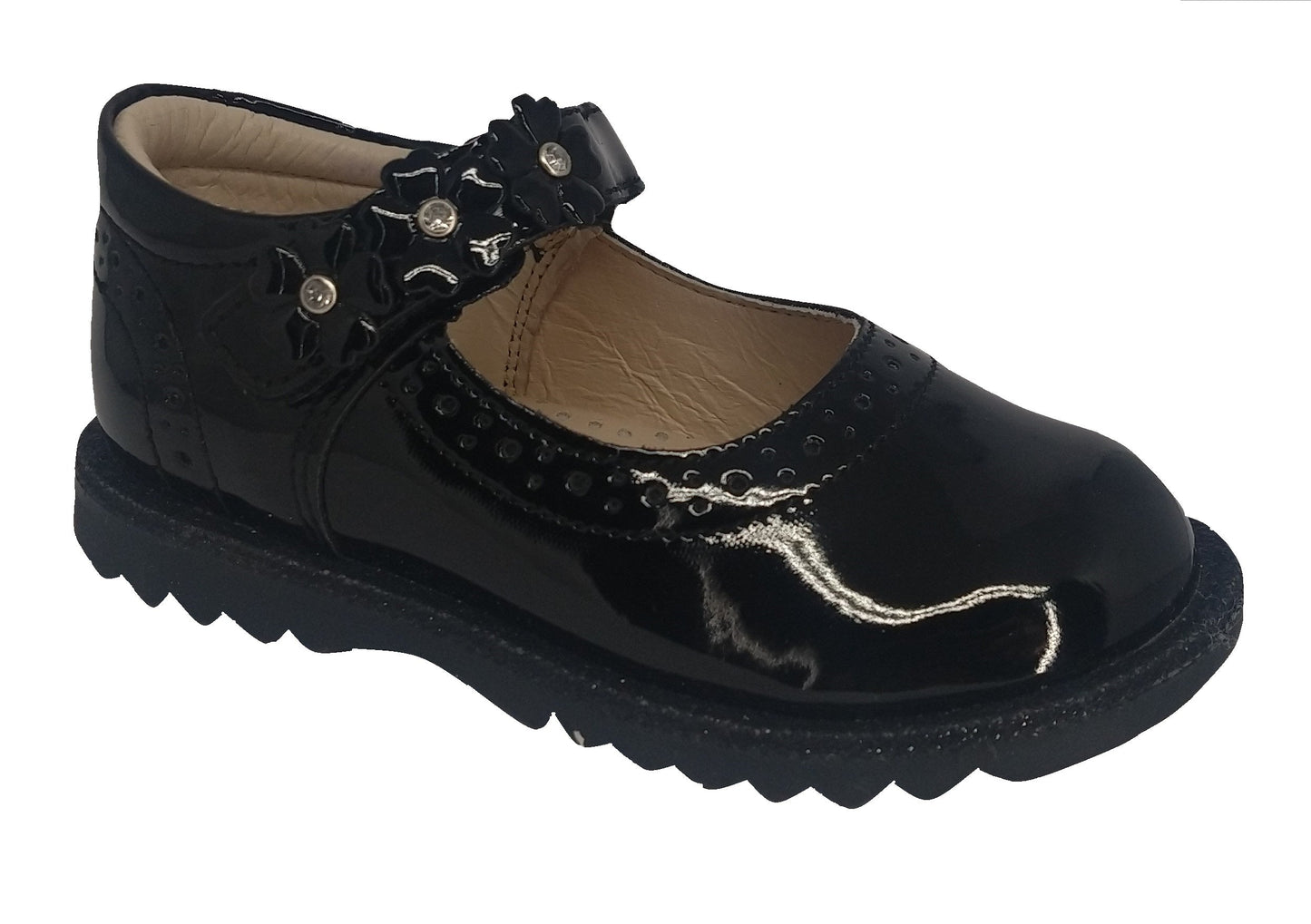 COQUETA 123404-C Color: NEGRO CHAROL ESCOLAR