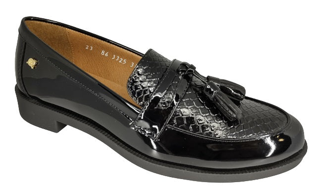 SALAMANDRA 86-3325 Color: NEGRO CH SERPIENTE CASUAL