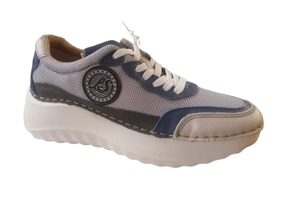 LOBO SOLO 004804 Color: ALGODON AGATA AZUL NEON CASUAL