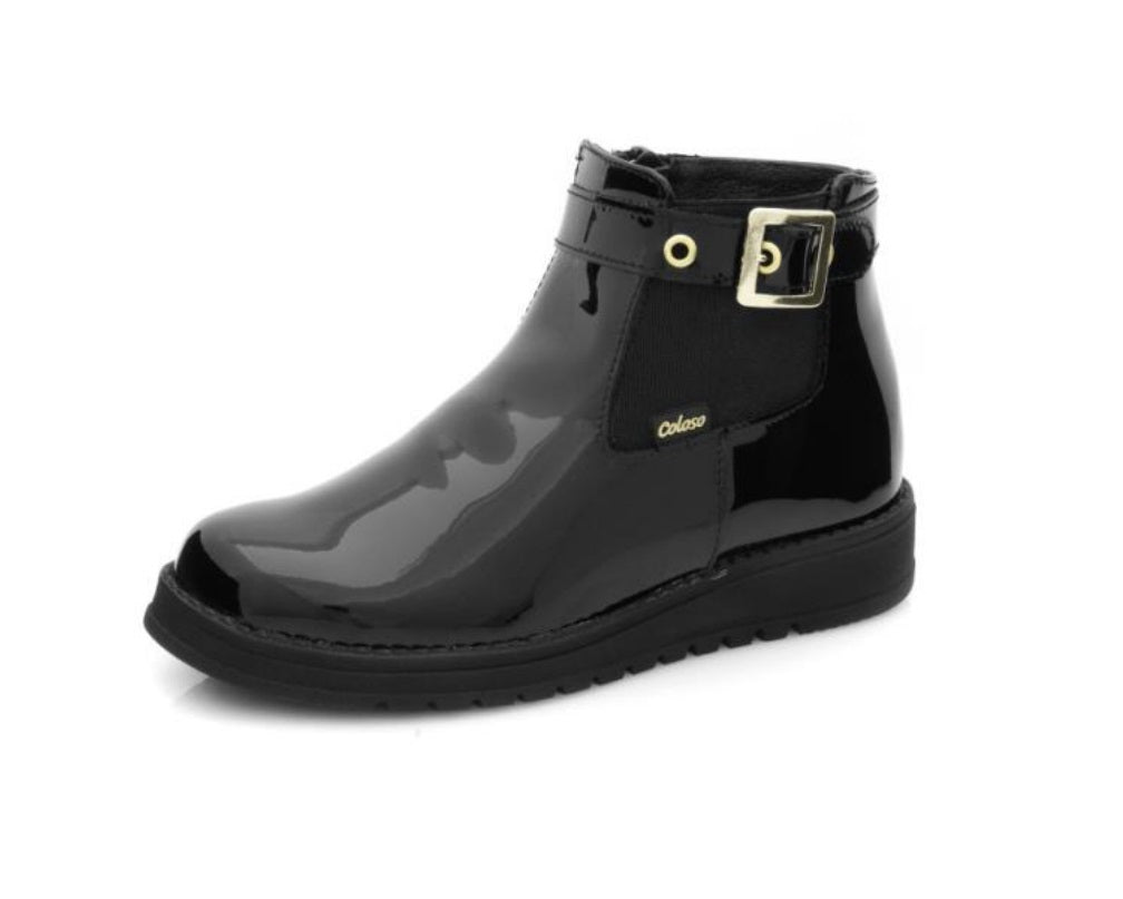 COLOSO 8133-1 Color: NEGRO CHAROL CASUAL
