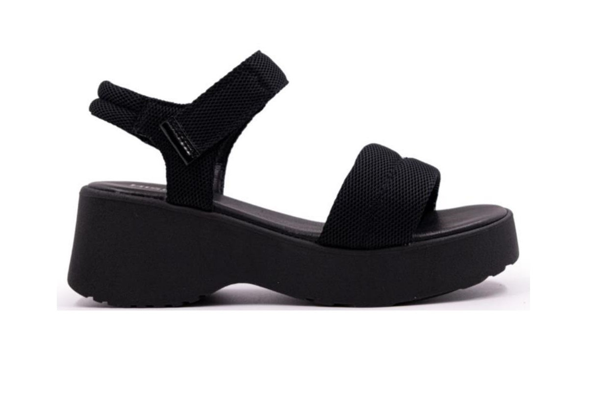 HISPANA 014204 Color: NEGRO MALLA CASUAL