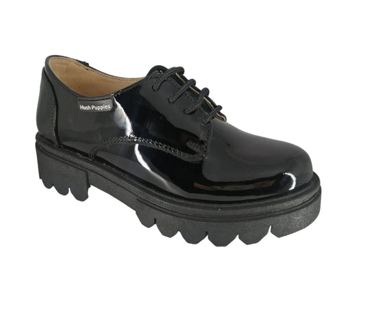 HUSH PUPPIES KIDS HP01293 Color: CHAROL NEGRO ESCOLAR