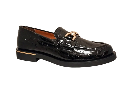 SALAMANDRA 280-3860 Color: CROCO CHAROL NEGRO CASUAL