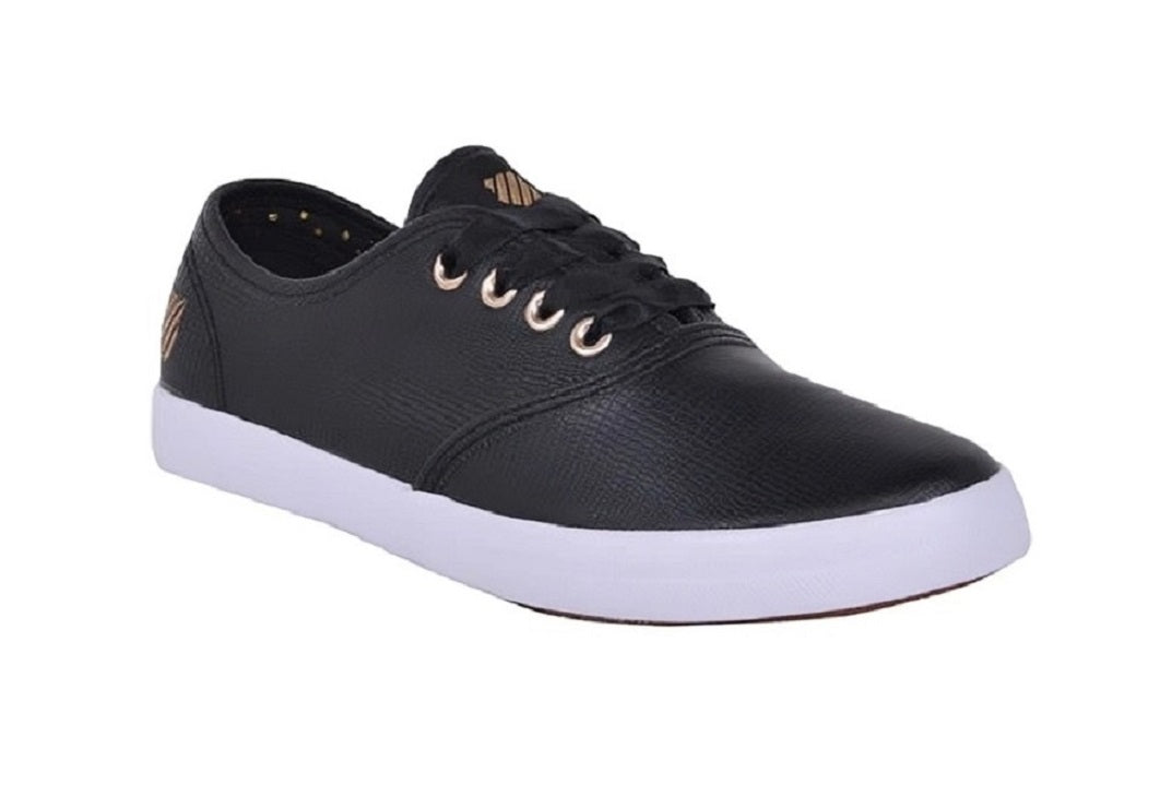 K.SWISS 8F396002 BEVERLY DIN Color: BLACK WHITE CASUAL