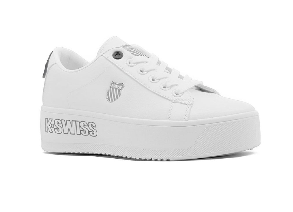 K.SWISS 9F665102 TRINITY PLA Color: WHITE BLACK CASUAL