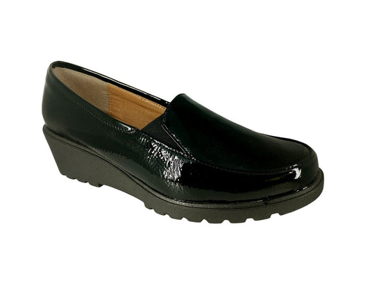 PULLMAN 000434 Color: CHAROL ARRUGADO NEGRO CASUAL