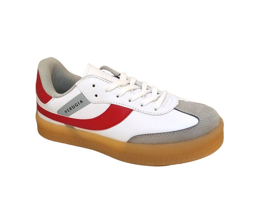PERUGIA 016110 Color: BLANCO ROJO CASUAL