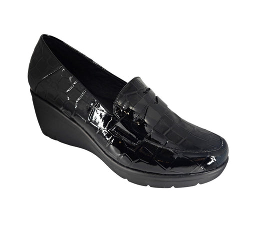 MANET 1017-01 Color: NEGRO LAGARTO CASUAL