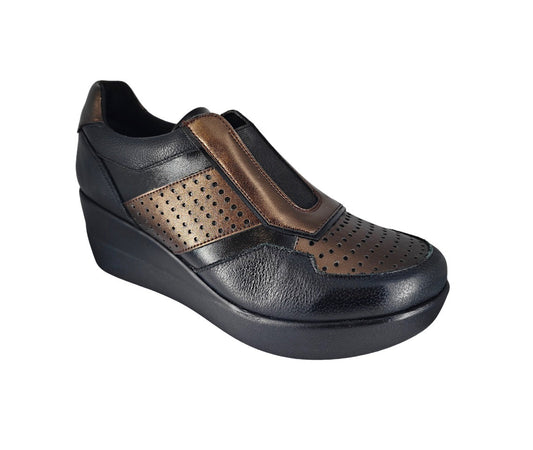 MANET 282-06 Color:  NEGRO BRONCE MEZCALA CASUAL