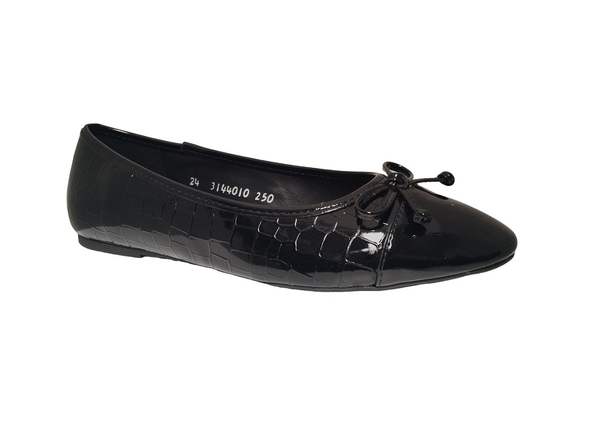 SALAMANDRA 314-4010 Color: LIZARD NEGRO CHAROL CASUAL