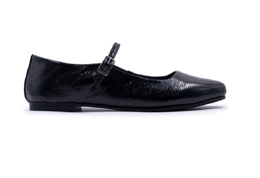 HISPANA 018352 Color: CHAROL ARRUGADO NEGRO CASUAL