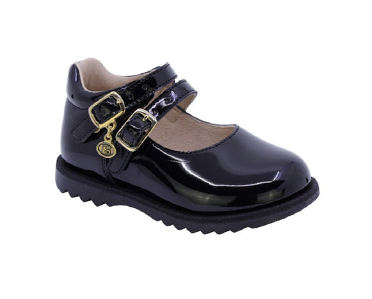 COQUETA 181511-C Color: NEGRO CHAROL CASUAL