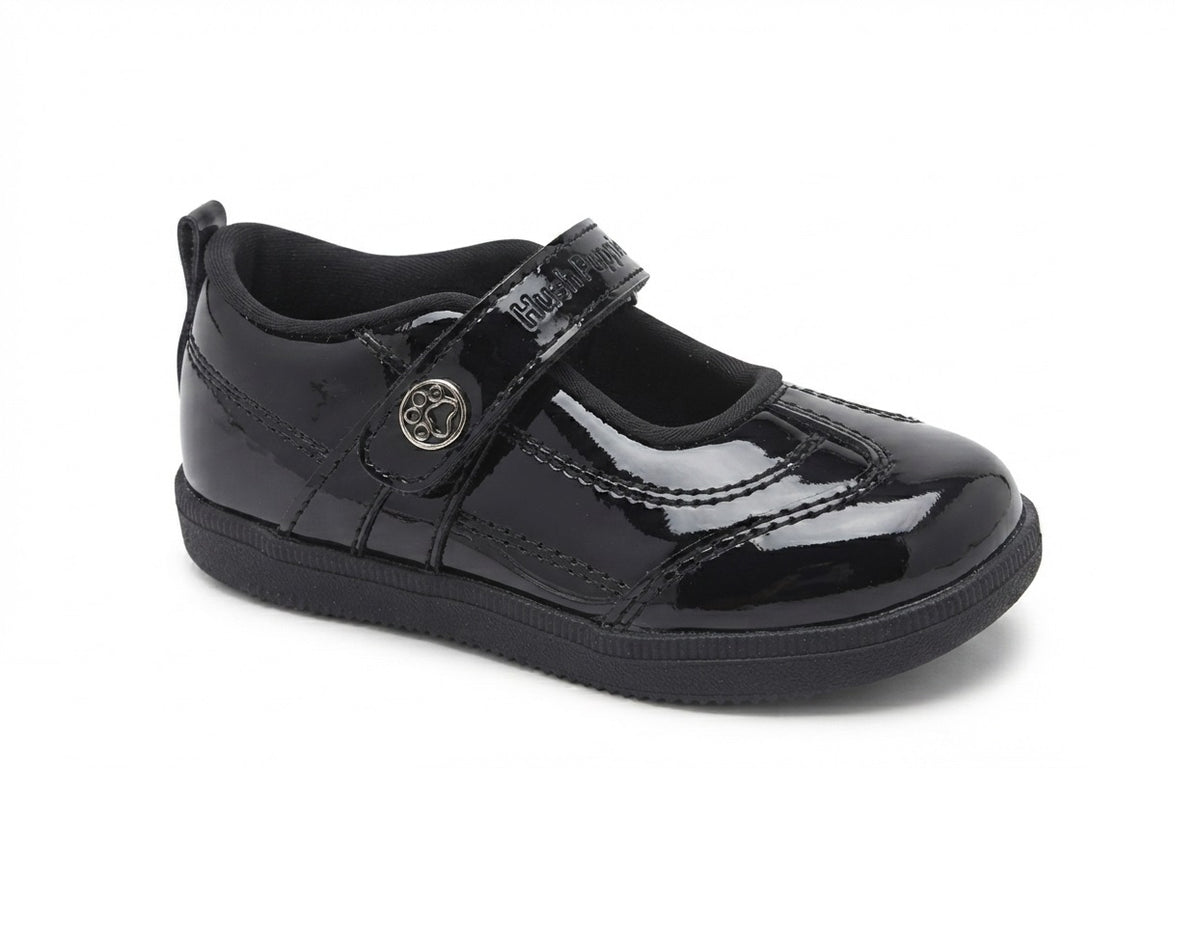 HUSH PUPPIES KIDS HP02089 Color: CHAROL NEGRO ESCOLAR