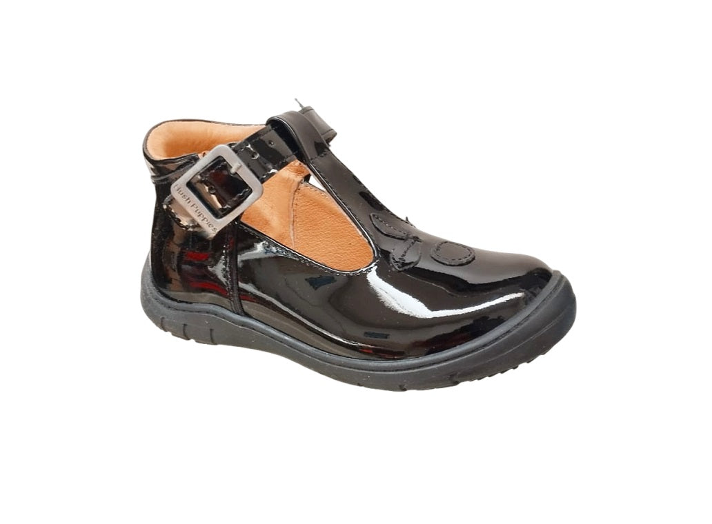 HUSH PUPPIES KIDS HP02077 Color: CHAROL NEGRO ESCOLAR