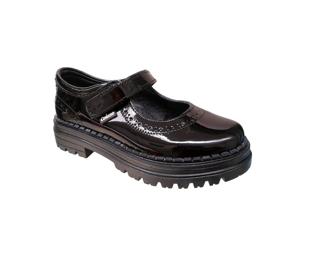 COLOSO 13429-4 Color: CHAROL NEGRO ESCOLAR
