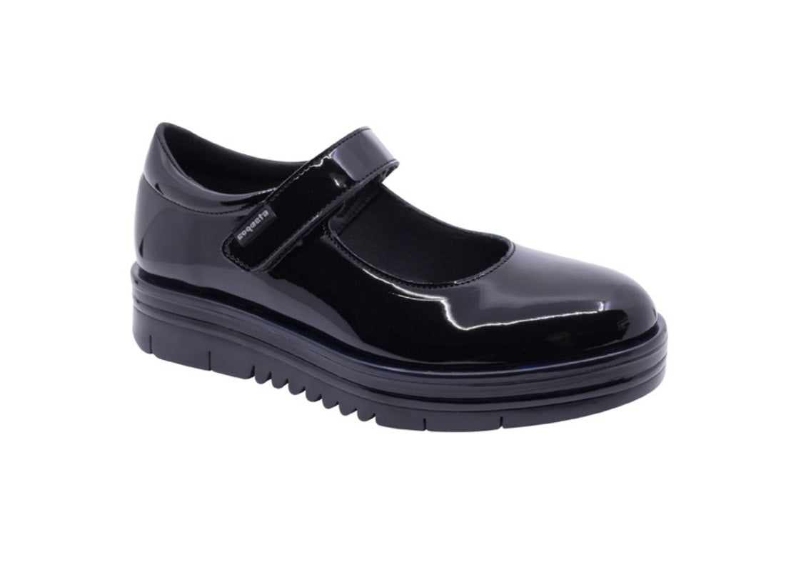 COQUETA 54906-C Color: CHAROL NEGRO ESCOLAR