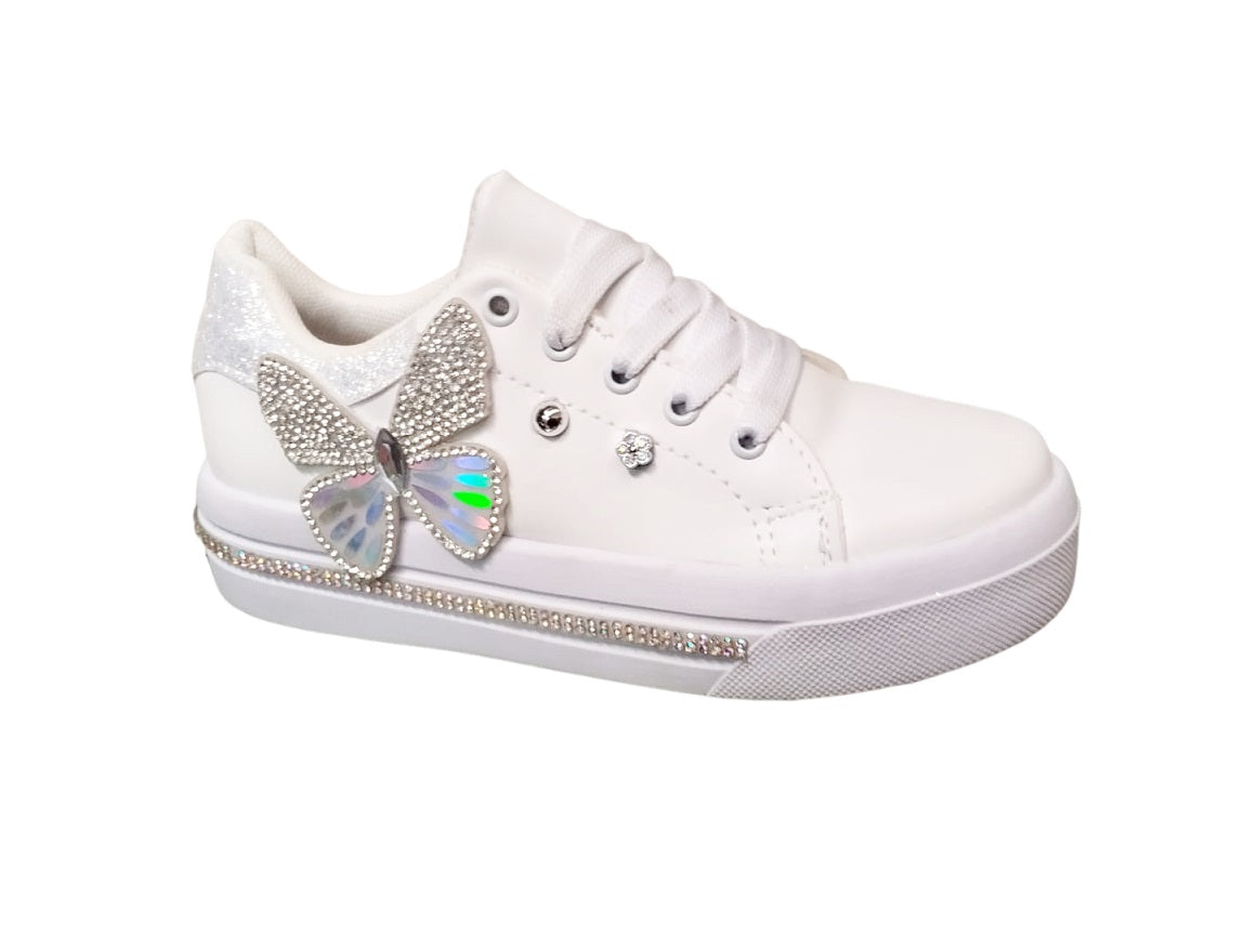 BUGGY KIDS 001242 Color: BLANCO PLATA CASUAL