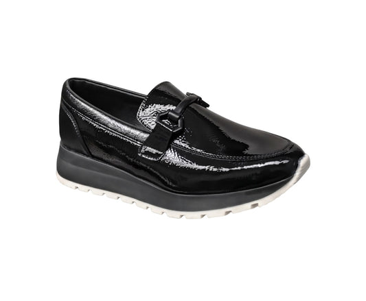 MANET 1008-10 Color: CHAROL ARRUGADO NEGRO CASUAL